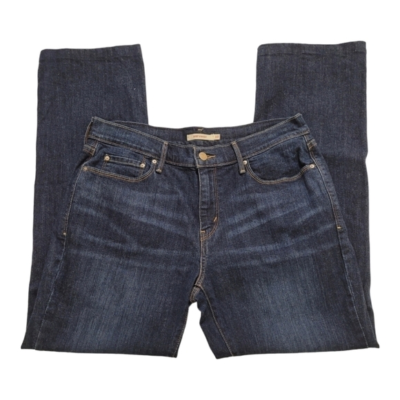 Levi's 505 high rise straight leg pants in medium wash - Picture 3 of 10